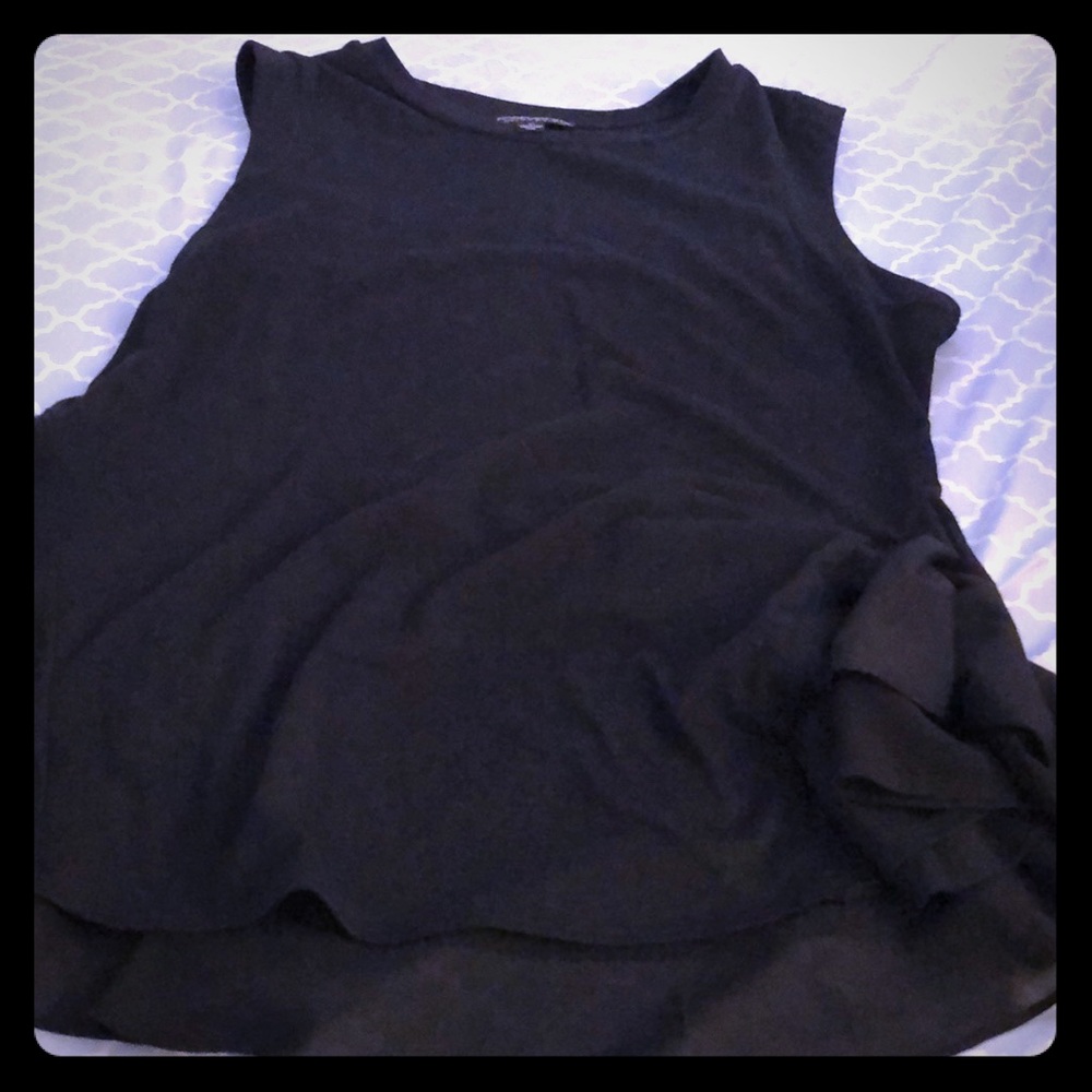 Forever21 plus top. Ruffle in back